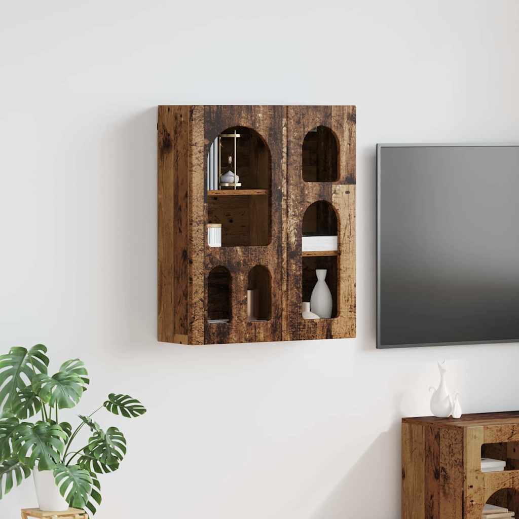 Κρεμαστό ντουλάπι ELST Παλαιωμένο ξύλο 59 x 20 x 71,5 εκ