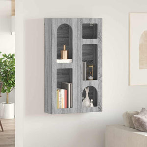 Κρεμαστό ντουλάπι με ράφι ELST Γκρι Sonoma 59 x 20 x 100 εκ