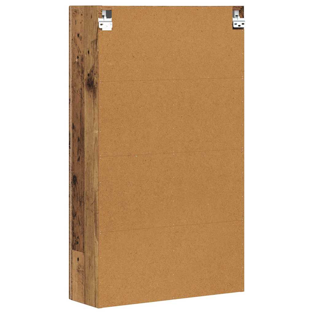 Κρεμαστό ντουλάπι με ράφι Επιτοίχιο Παλιό ξύλο 59 x 20 x 100 εκ
