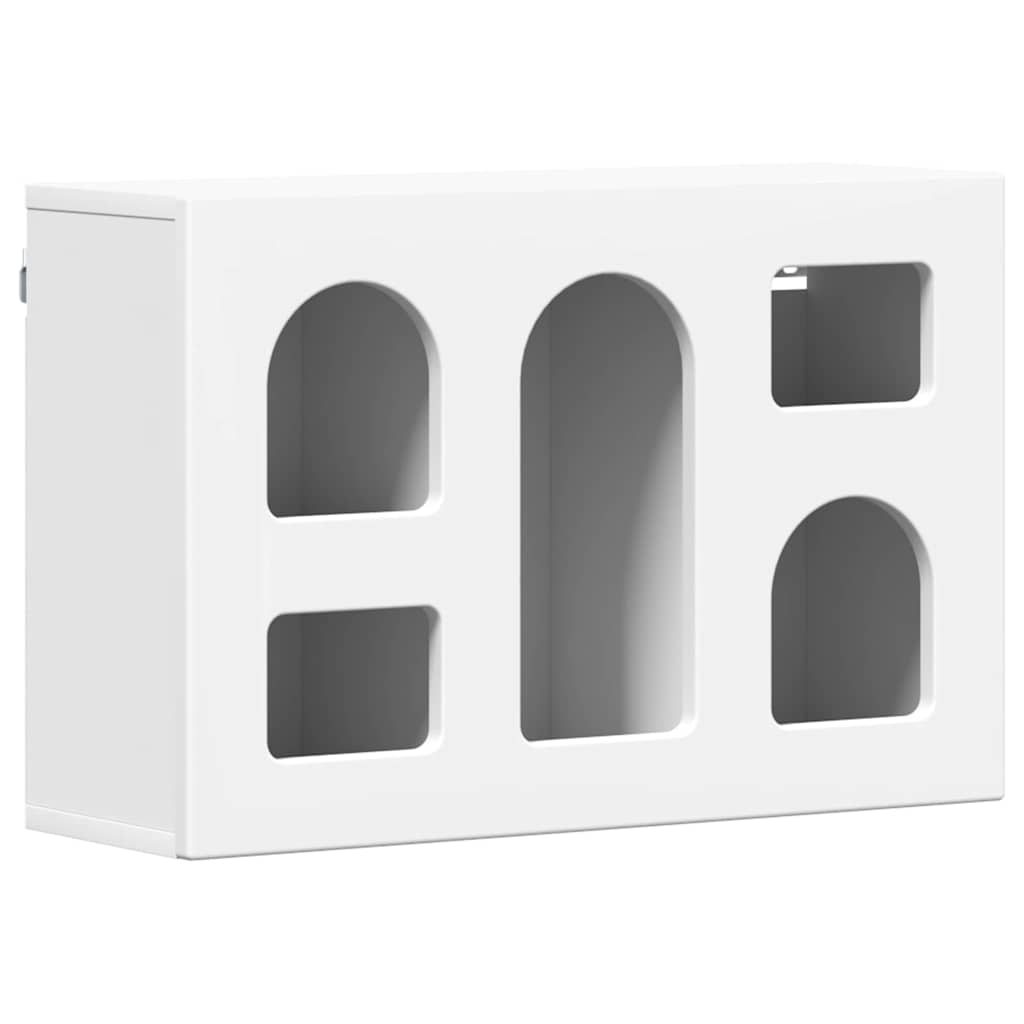 Κρεμαστό ντουλάπι Λευκό 60 x 20 x 40 εκ Επεξεργασμένο ξύλο