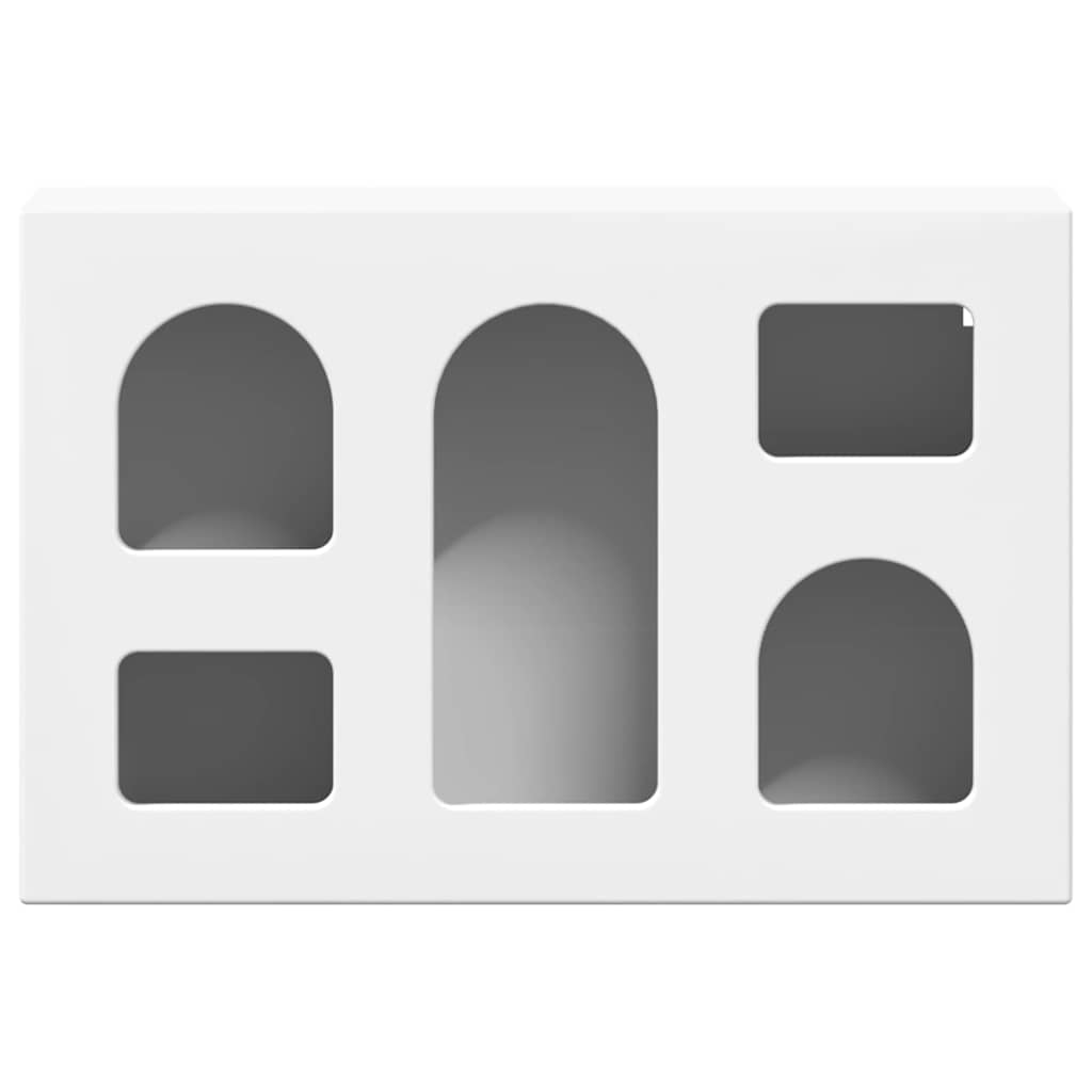 Κρεμαστό ντουλάπι Λευκό 60 x 20 x 40 εκ Επεξεργασμένο ξύλο