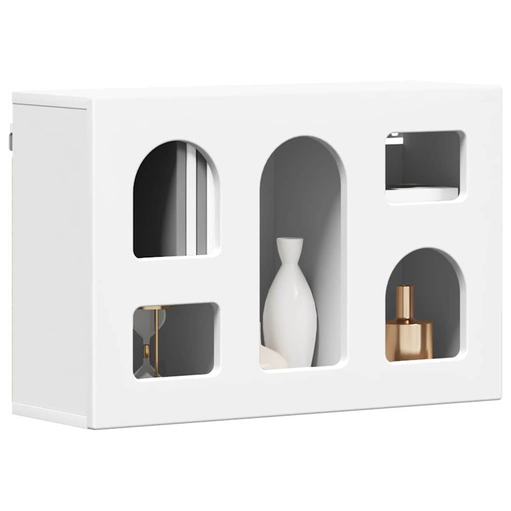 Κρεμαστό ντουλάπι Λευκό 60 x 20 x 40 εκ Επεξεργασμένο ξύλο