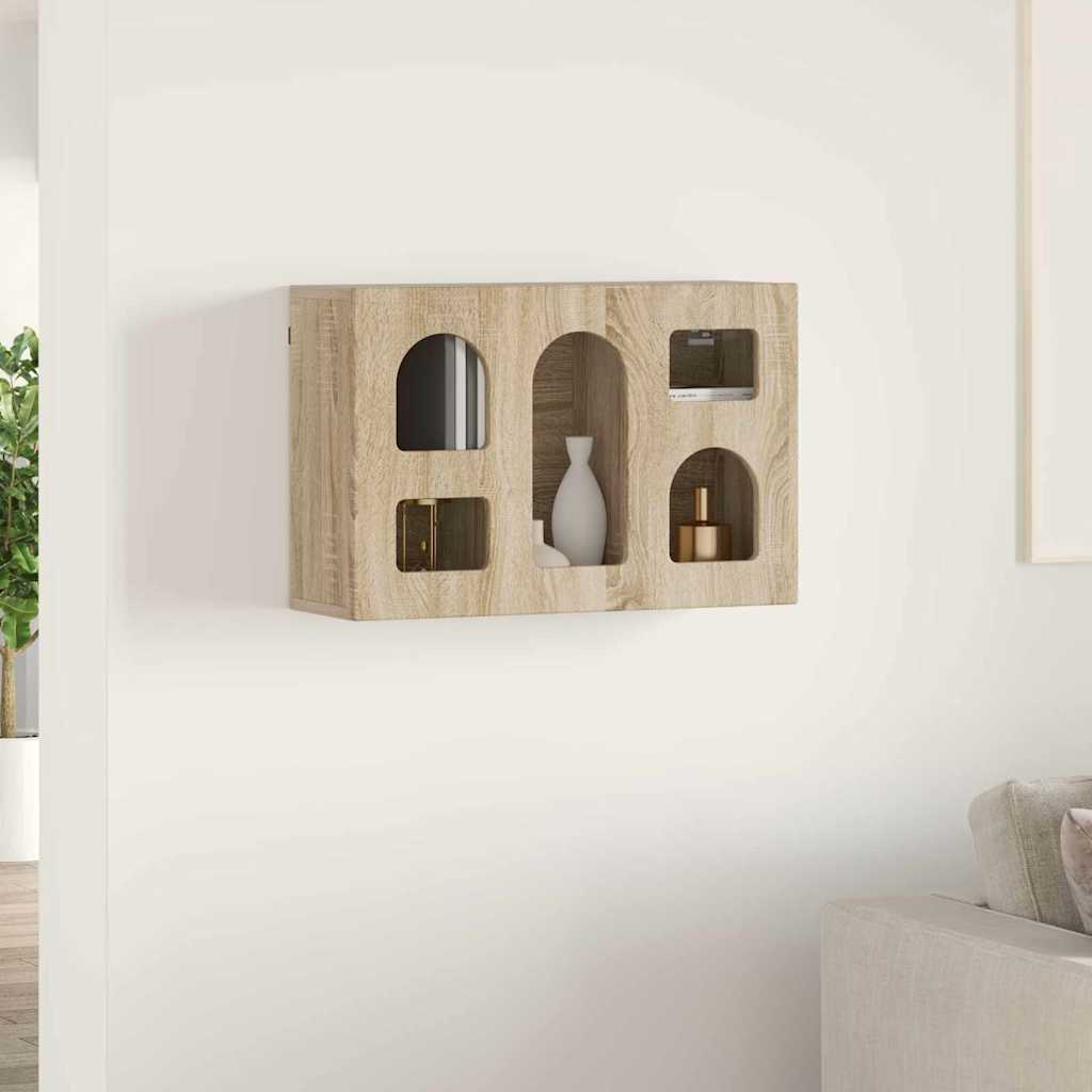 Κρεμαστό ντουλάπι με ράφι Επιτοίχιο Δρύς Sonoma 60 x 20 x 40 εκ