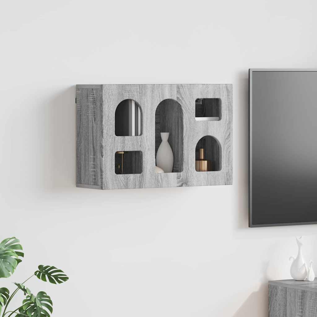 Κρεμαστό ντουλάπι με ράφι Γκρίζο Σονομα 60 x 20 x 40 εκ