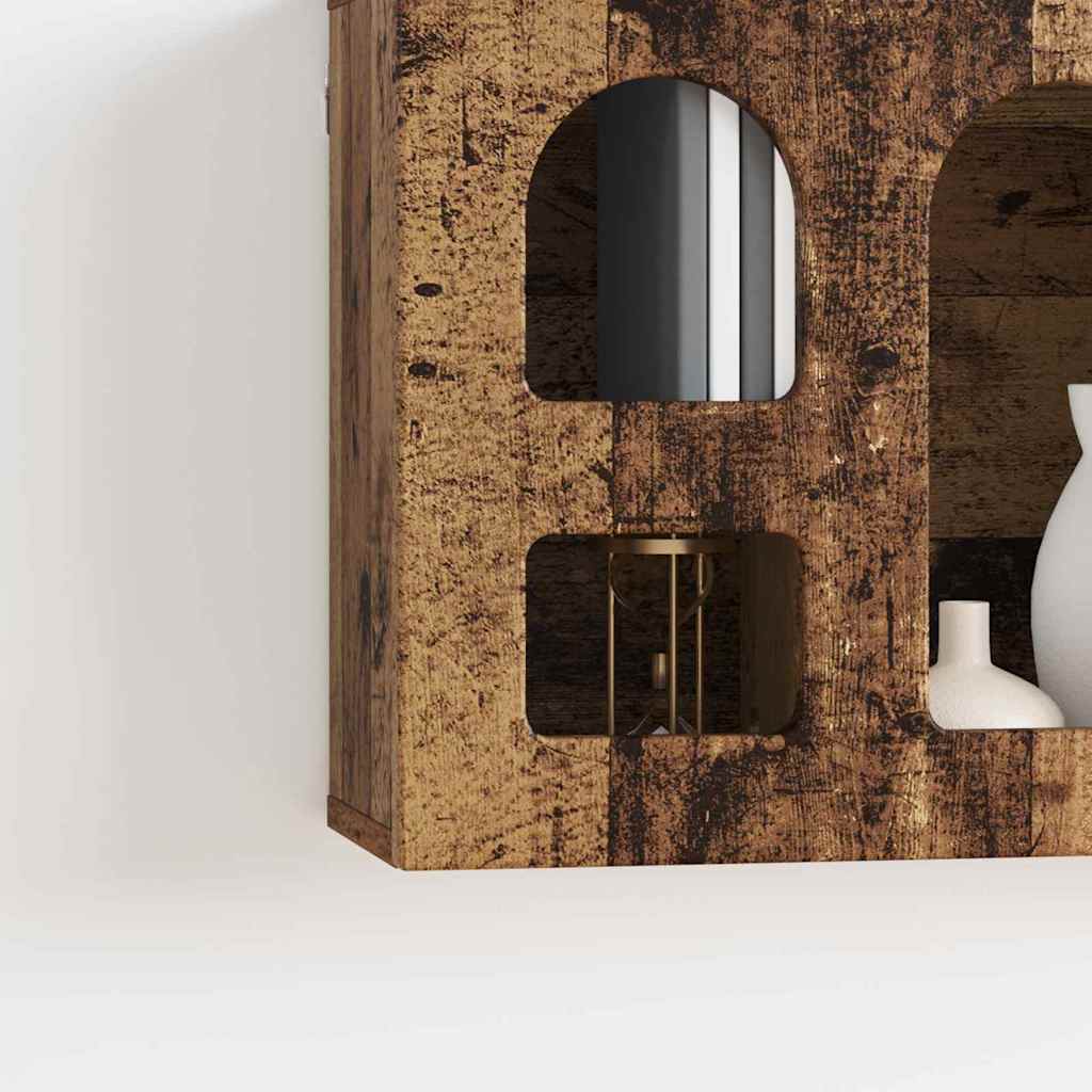 Κρεμαστό ντουλάπι Παλιό ξύλο 60 x 20 x 40 εκ Επεξεργασμένο ξύλο