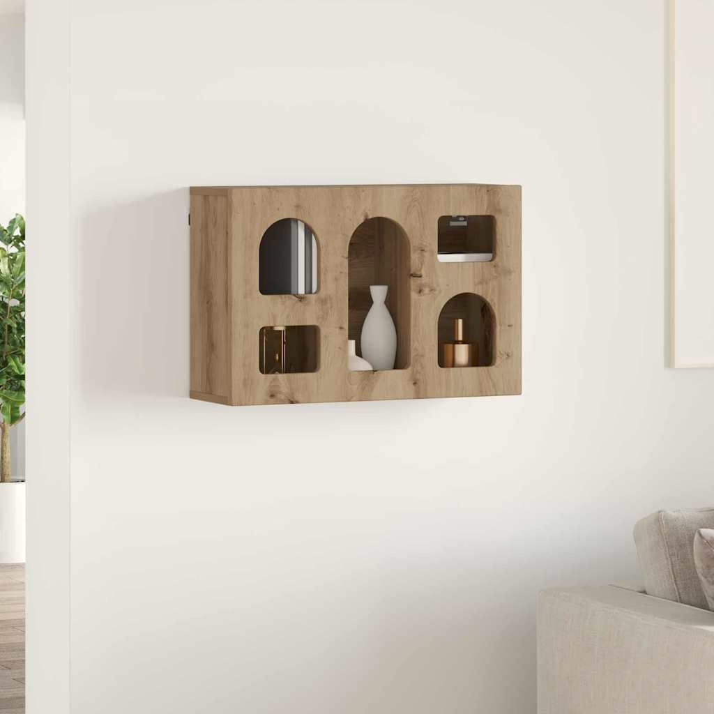 Κρεμαστό ντουλάπι με ράφι Επιτοίχιο Artisan Oak 60 x 20 x 40 εκ