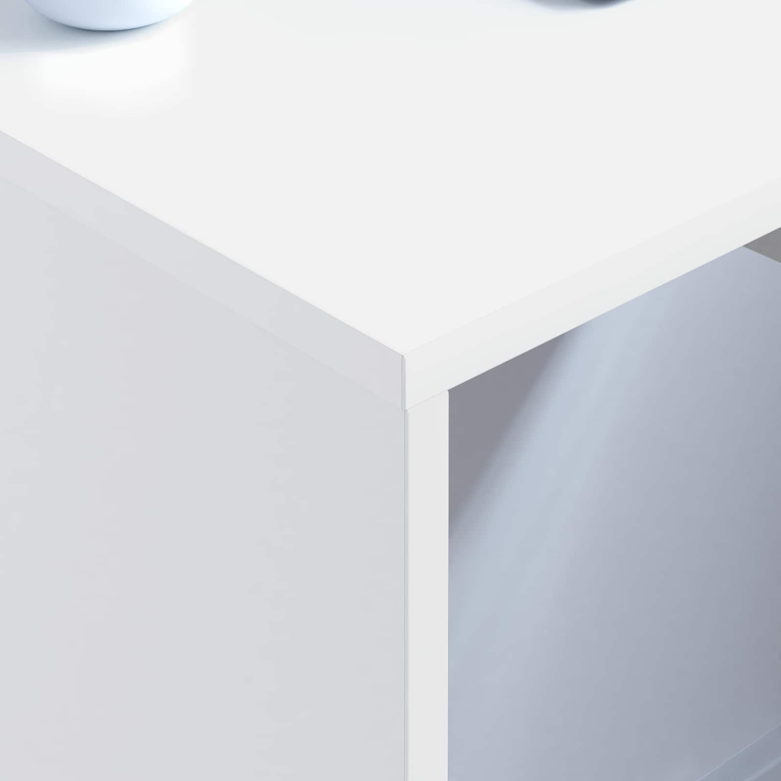 Επιτοίχιο γραφείο Λευκό 60 x 45 x 30 cm Επεξεργασμένο ξύλο