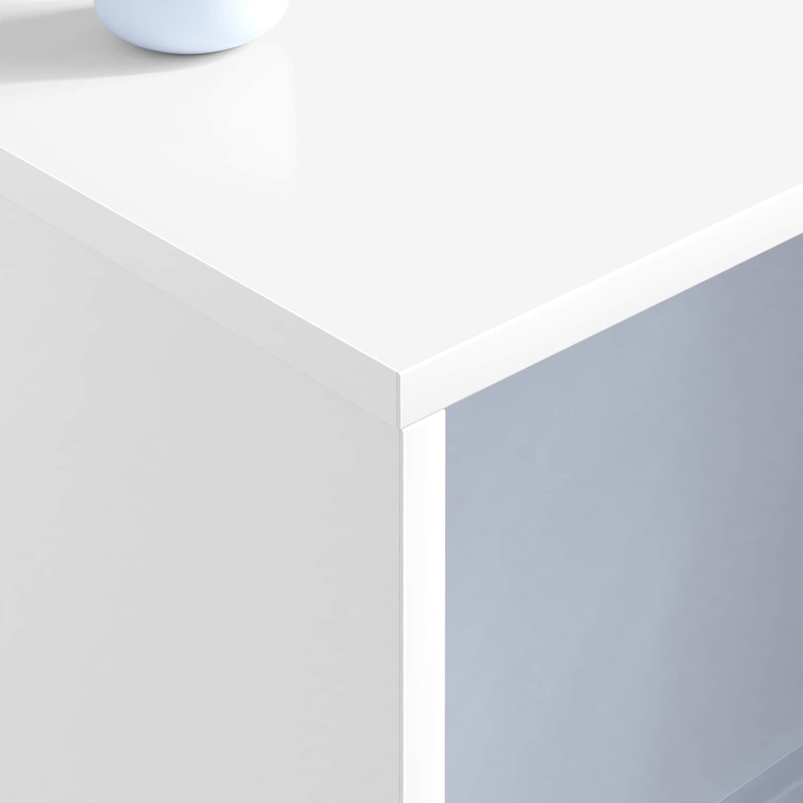 Επιτοίχιο γραφείο Λευκό 100 x 45 x 30 εκ Επεξεργασμένο ξύλο - Pakobazaar