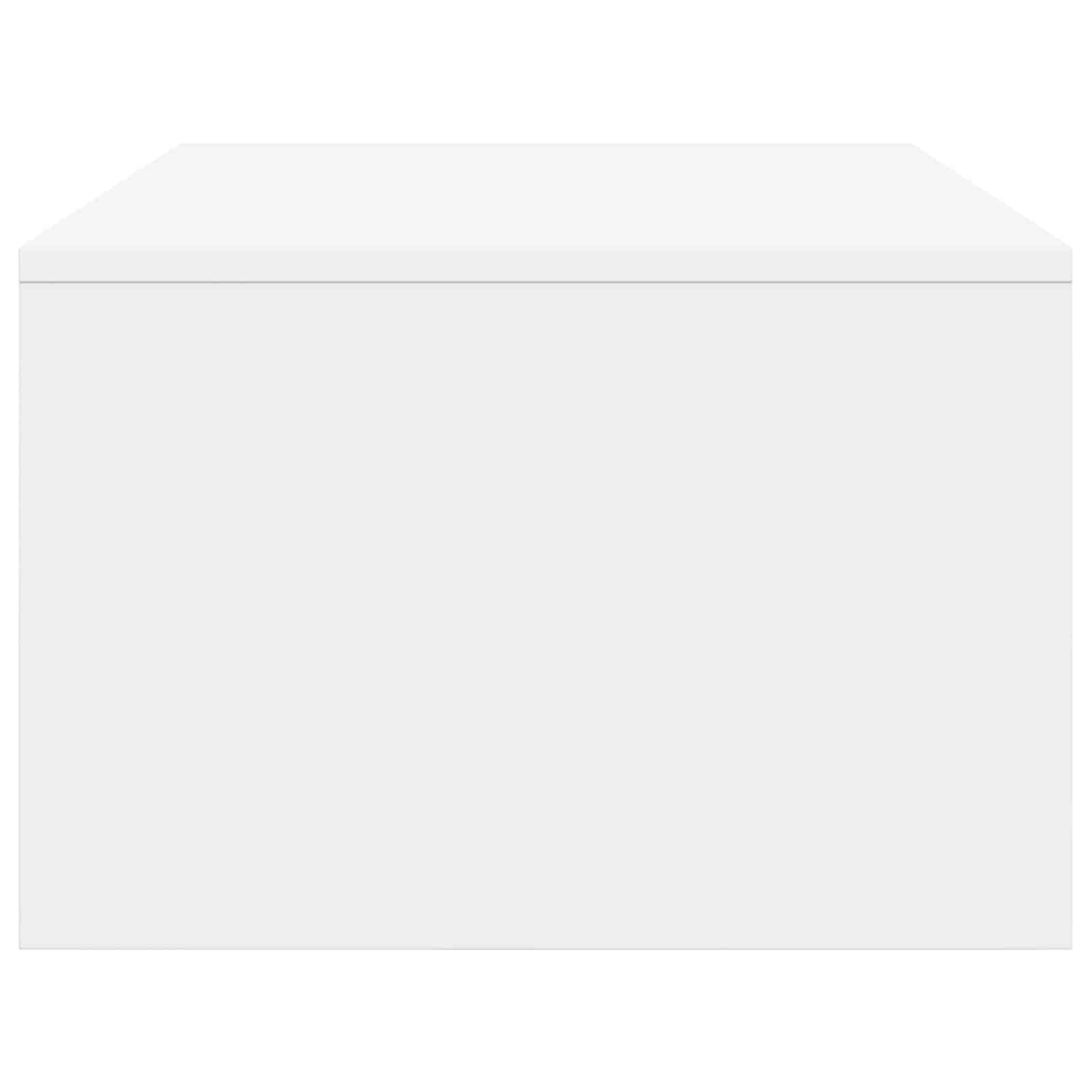 Επιτοίχιο γραφείο Λευκό 100 x 45 x 30 εκ Επεξεργασμένο ξύλο - Pakobazaar