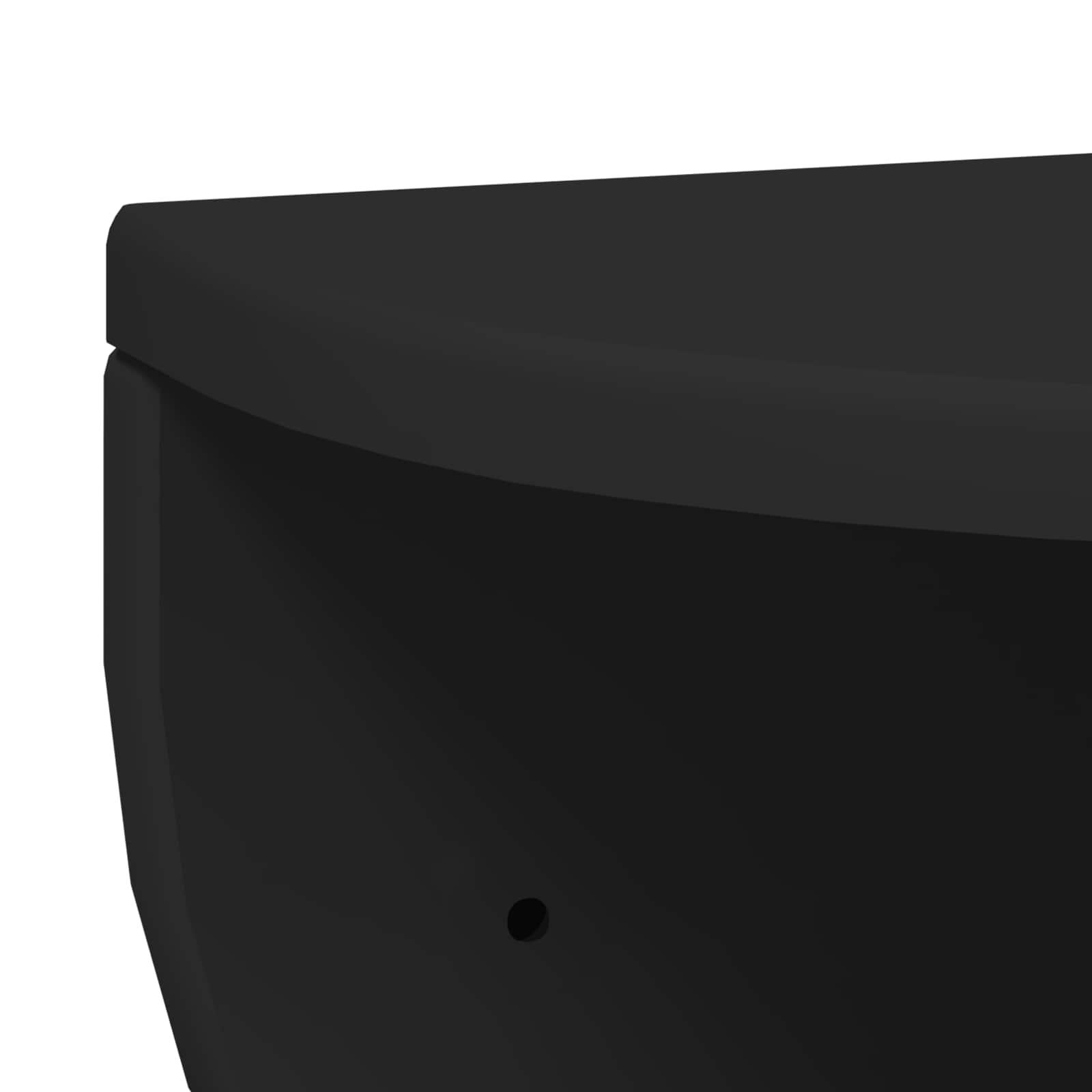 Ράφι Τοίχου 2 pcs Μαύρο 38 x 19 x 19 εκ Επεξεργασμένο ξύλο - Pakobazaar