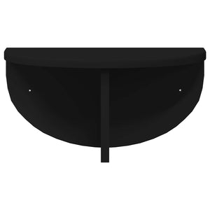 Ράφι Τοίχου 2 pcs Μαύρο 38 x 19 x 19 εκ Επεξεργασμένο ξύλο - Pakobazaar
