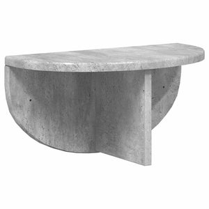 Ράφι Τοίχου 2 τμχ. Σκυρόδεμα Γκρι 38 x 19 x 19 εκ