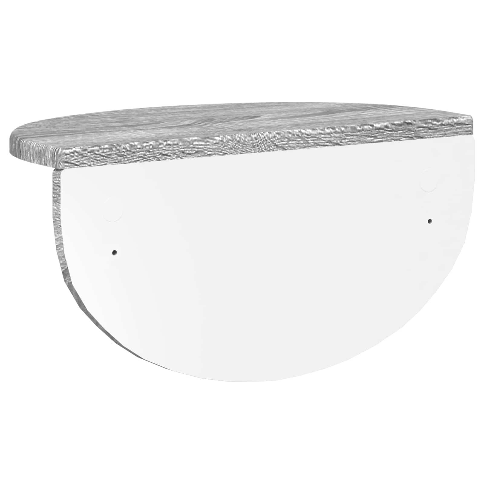 Ράφι Τοίχου Επιτοίχιο 2 pcs Γκρίζο Σονομα 38 x 19 x 19 εκ