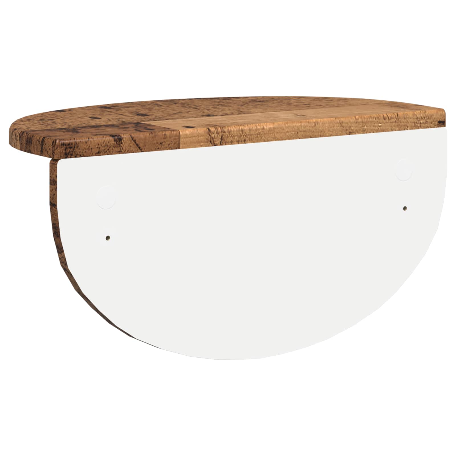 Ράφι Τοίχου 2 pcs Παλιό ξύλο 38 x 19 x 19 εκ Επεξεργασμένο ξύλο