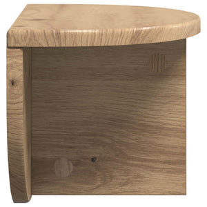 Ράφι Τοίχου 2 τμχ. Artisan Oak 38 x 19 x 19 εκ