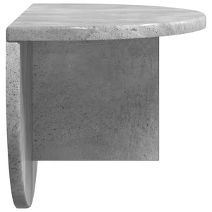 Ράφι Τοίχου Επιτοίχιο 2 pcs Σκυρόδεμα Γκρι 48 x 24 x 24 εκ - Pakobazaar