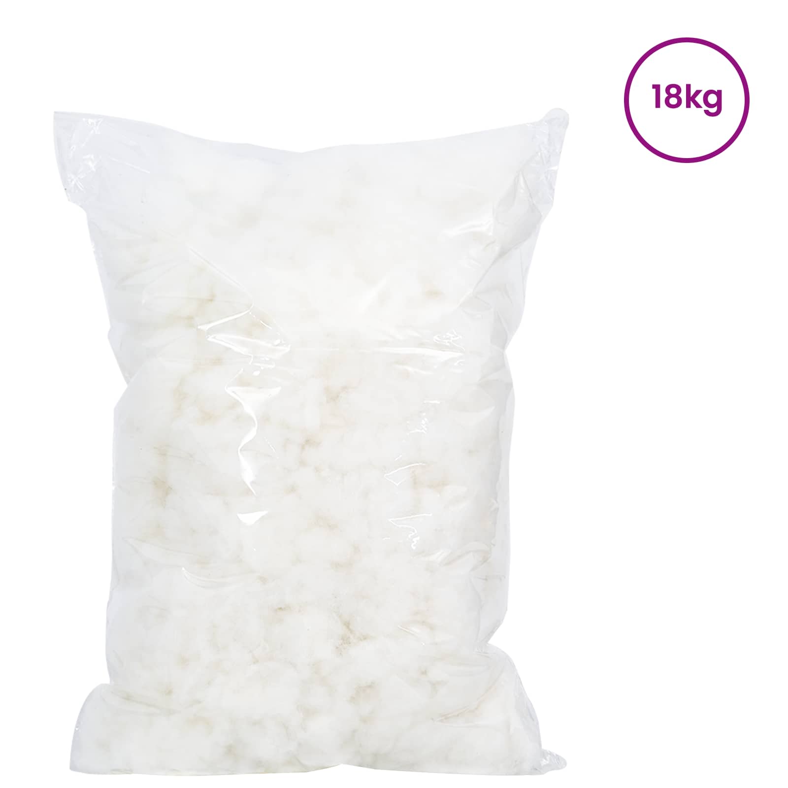 Γέμιση Ίνας Λευκός 18 kg Πολυεστέρας