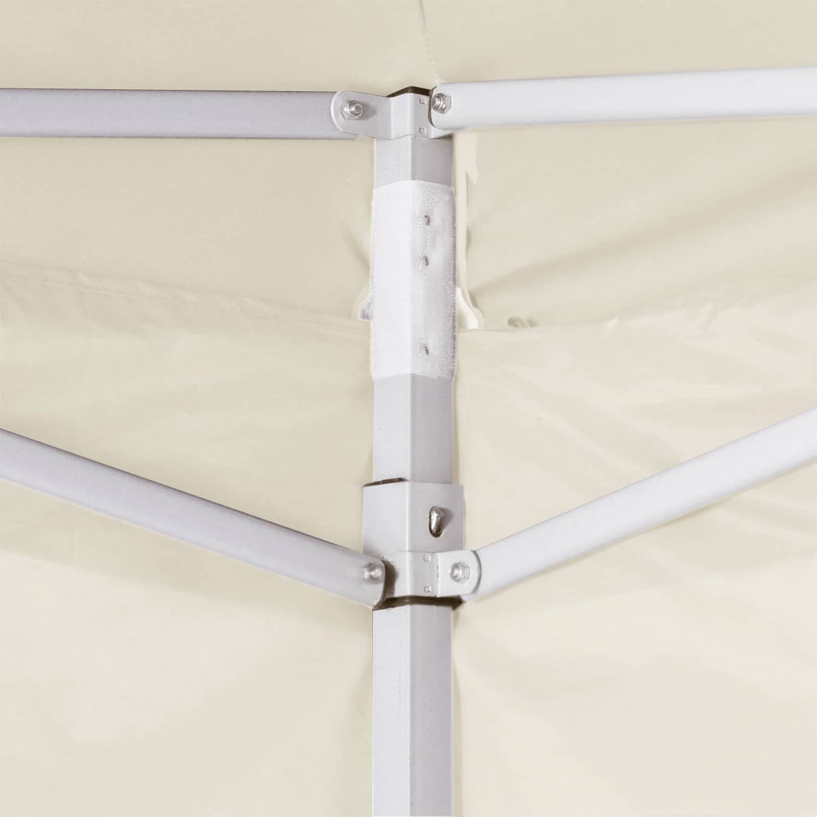 Σκηνή Πάρτυ Κρεμ 291 x 291 x 315 εκ Ύφασμα Όξφορντ - Pakobazaar