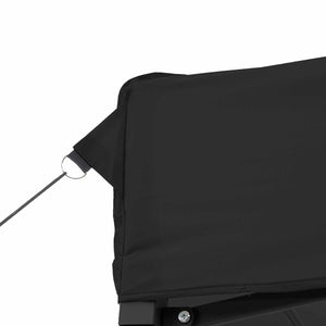 Σκηνή Πάρτυ Μαύρο 292 x 292 x 315 εκ Ύφασμα Όξφορντ - Pakobazaar