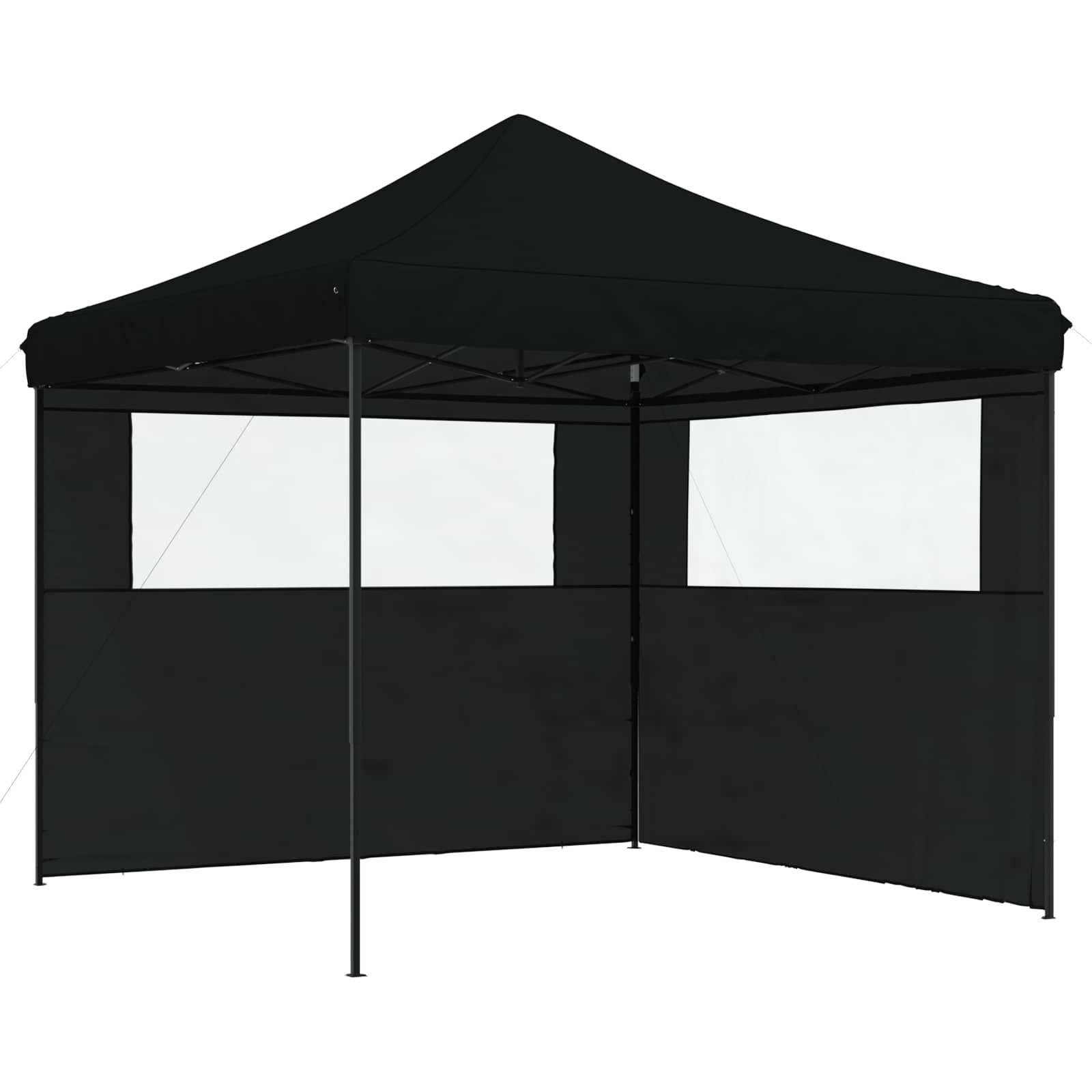 Σκηνή Πάρτυ Μαύρο 292 x 292 x 315 εκ Ύφασμα Όξφορντ - Pakobazaar