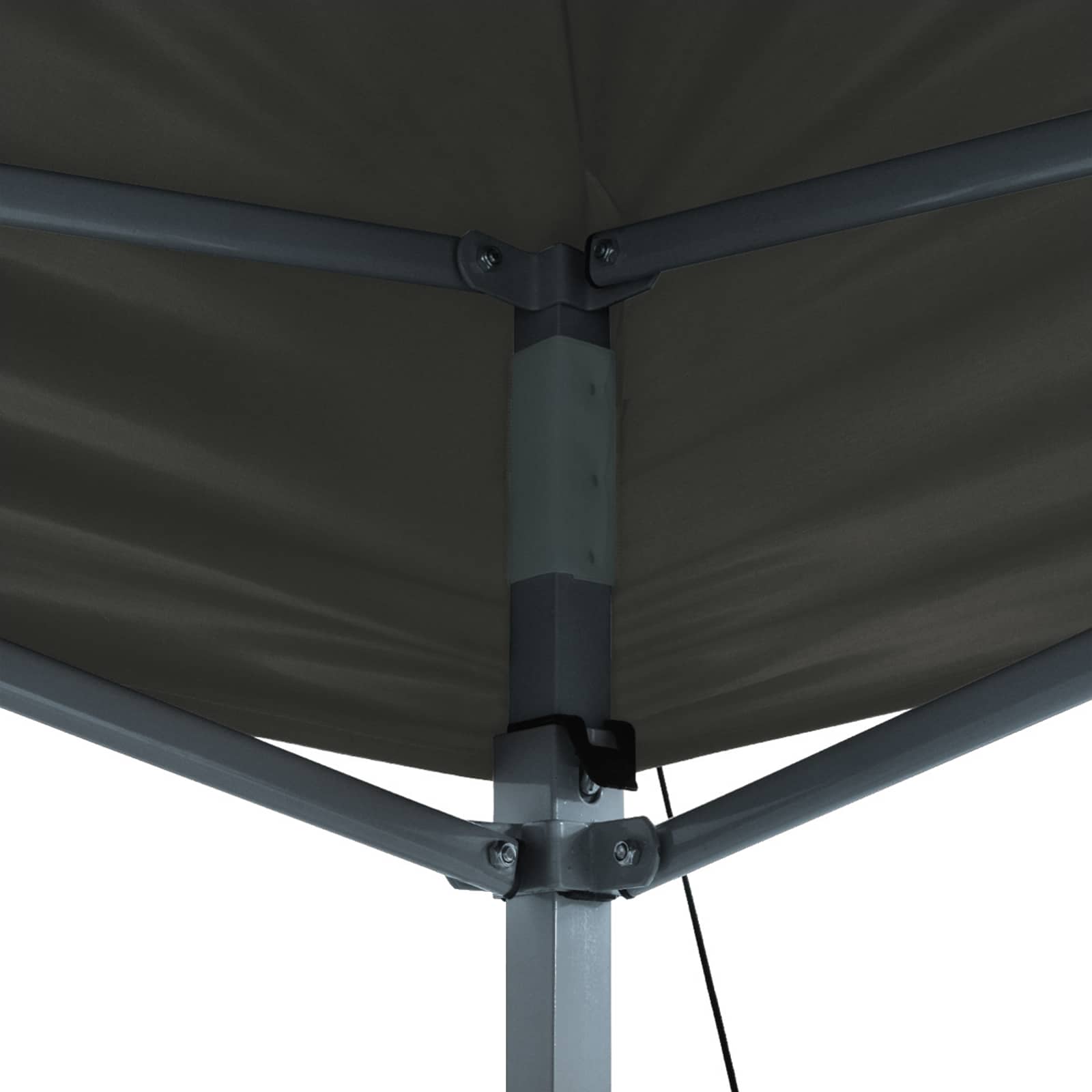 Σκηνή Πάρτυ Ανθρακί 280 x 410 x 315 εκ. Ύφασμα Όξφορντ - Pakobazaar