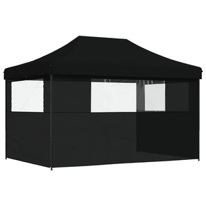 Σκηνή Πάρτυ Μαύρο 279 x 410 x 315 εκ. Ύφασμα Όξφορντ - Pakobazaar