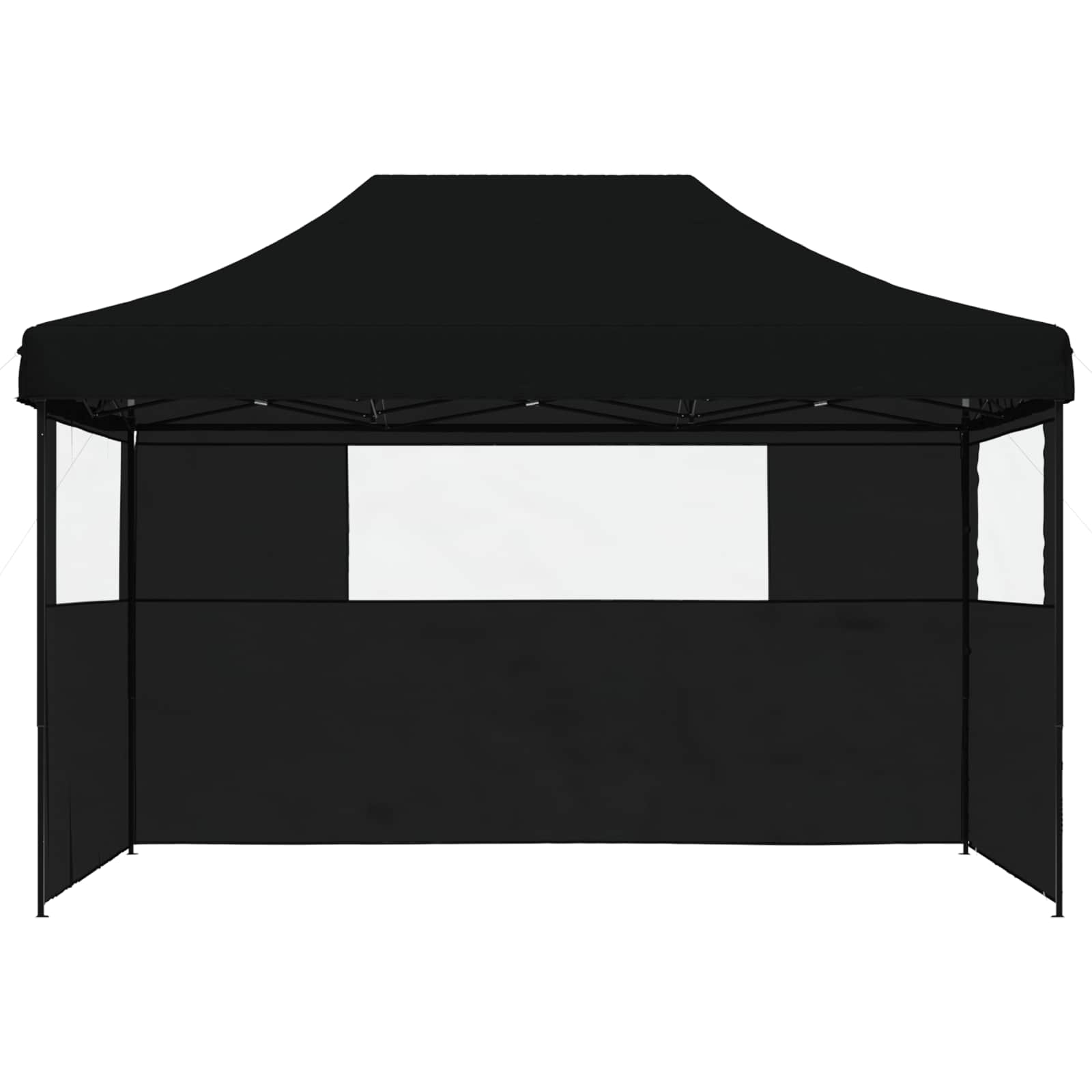Σκηνή Πάρτυ Μαύρο 279 x 410 x 315 εκ. Ύφασμα Όξφορντ - Pakobazaar
