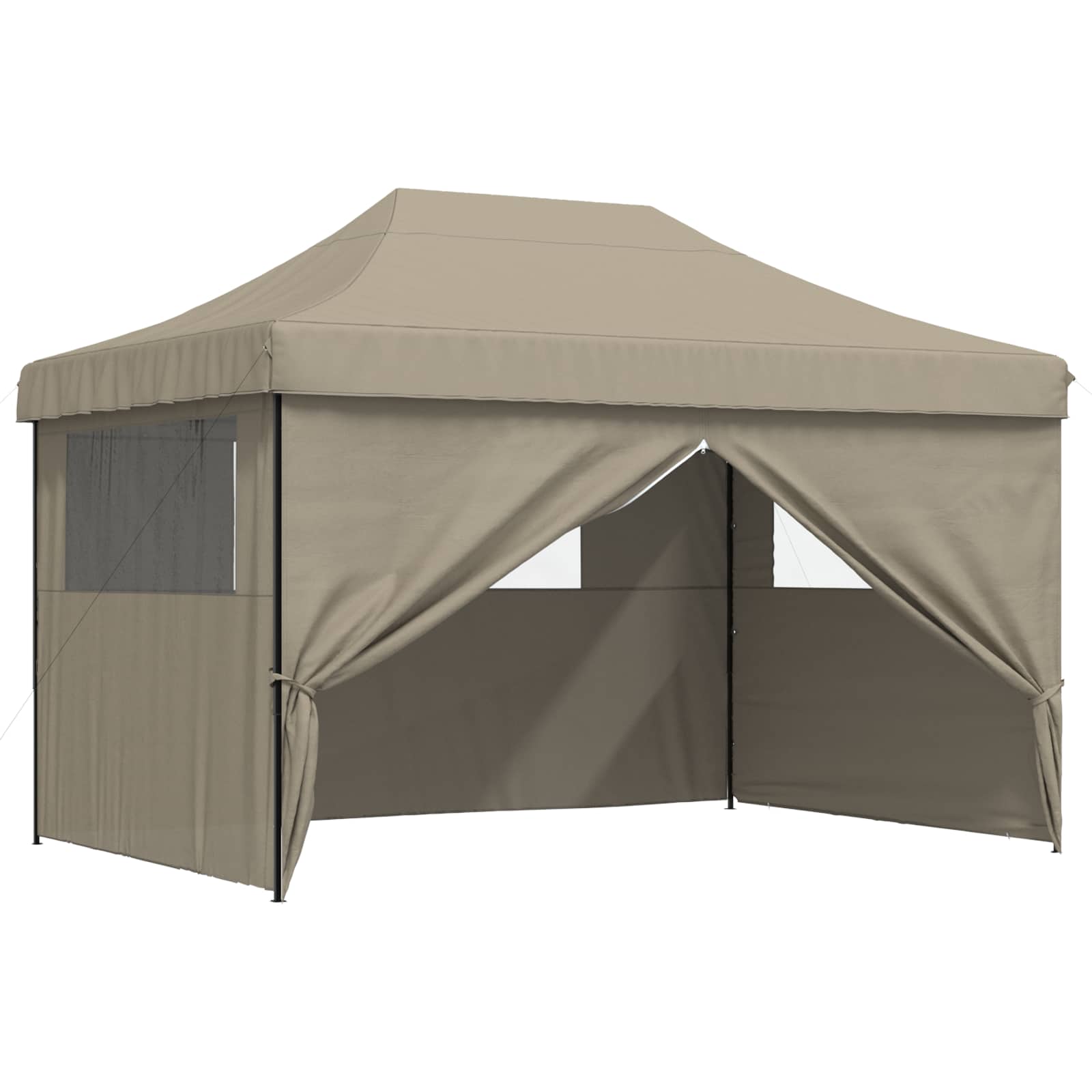 Σκηνή Πάρτυ Taupe 279 x 410 x 315 εκ. Ύφασμα Όξφορντ - Pakobazaar
