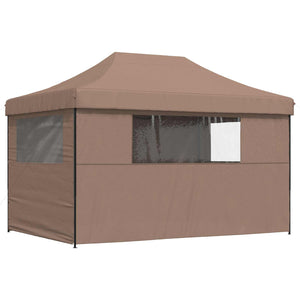 Σκηνή Πάρτυ Καφέ 279 x 410 x 315 εκ. Ύφασμα Όξφορντ - Pakobazaar
