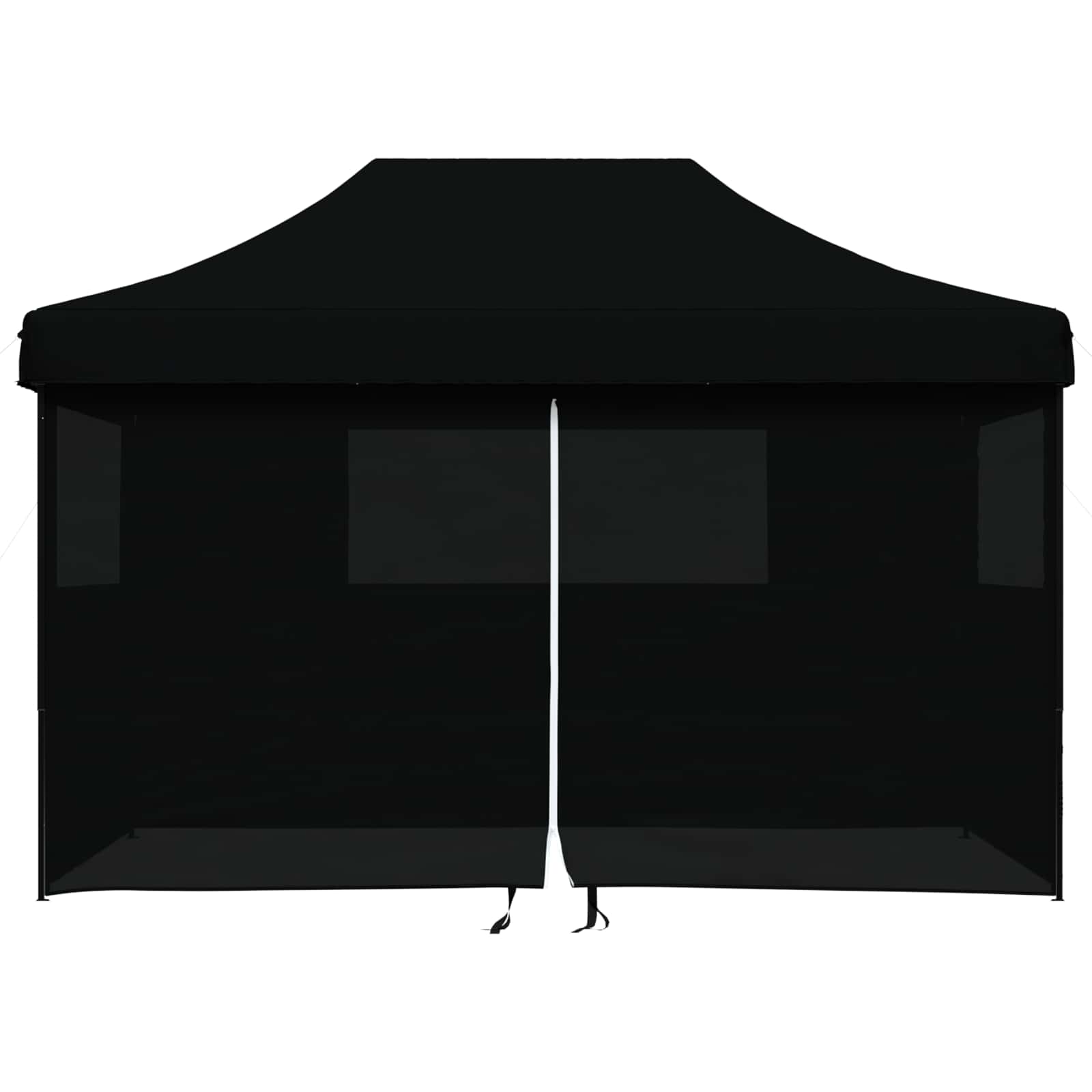 Σκηνή Πάρτυ Μαύρο 279 x 410 x 315 εκ. Ύφασμα Όξφορντ - Pakobazaar