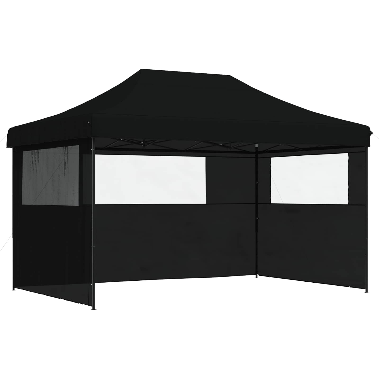 Σκηνή Πάρτυ Μαύρο 292 x 440 x 315 εκ. Ύφασμα Όξφορντ - Pakobazaar
