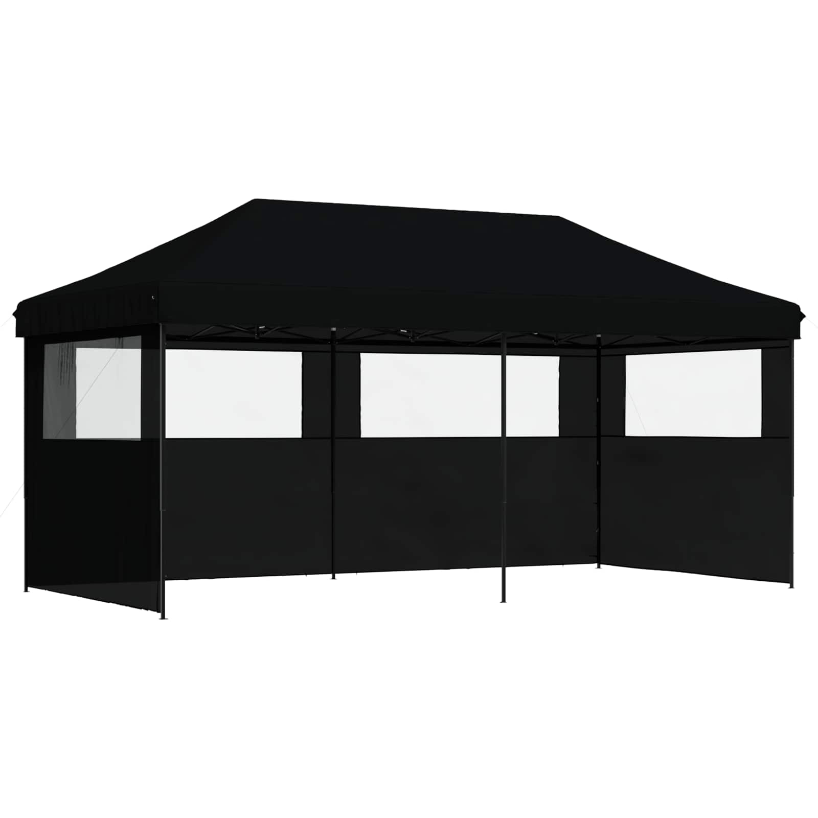 Σκηνή Πάρτυ Μαύρο 292 x 580 x 315 εκ Ύφασμα Όξφορντ - Pakobazaar