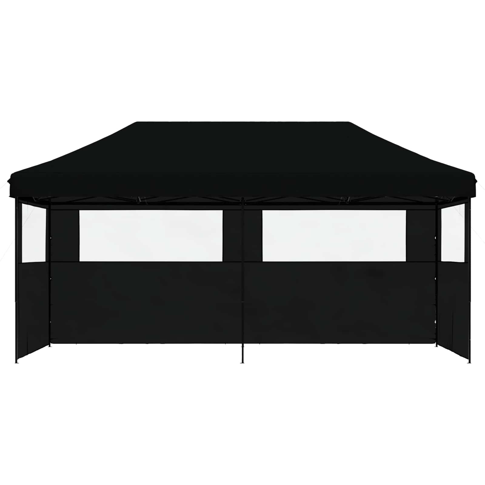 Σκηνή Πάρτυ Μαύρο 292 x 580 x 315 εκ Ύφασμα Όξφορντ - Pakobazaar