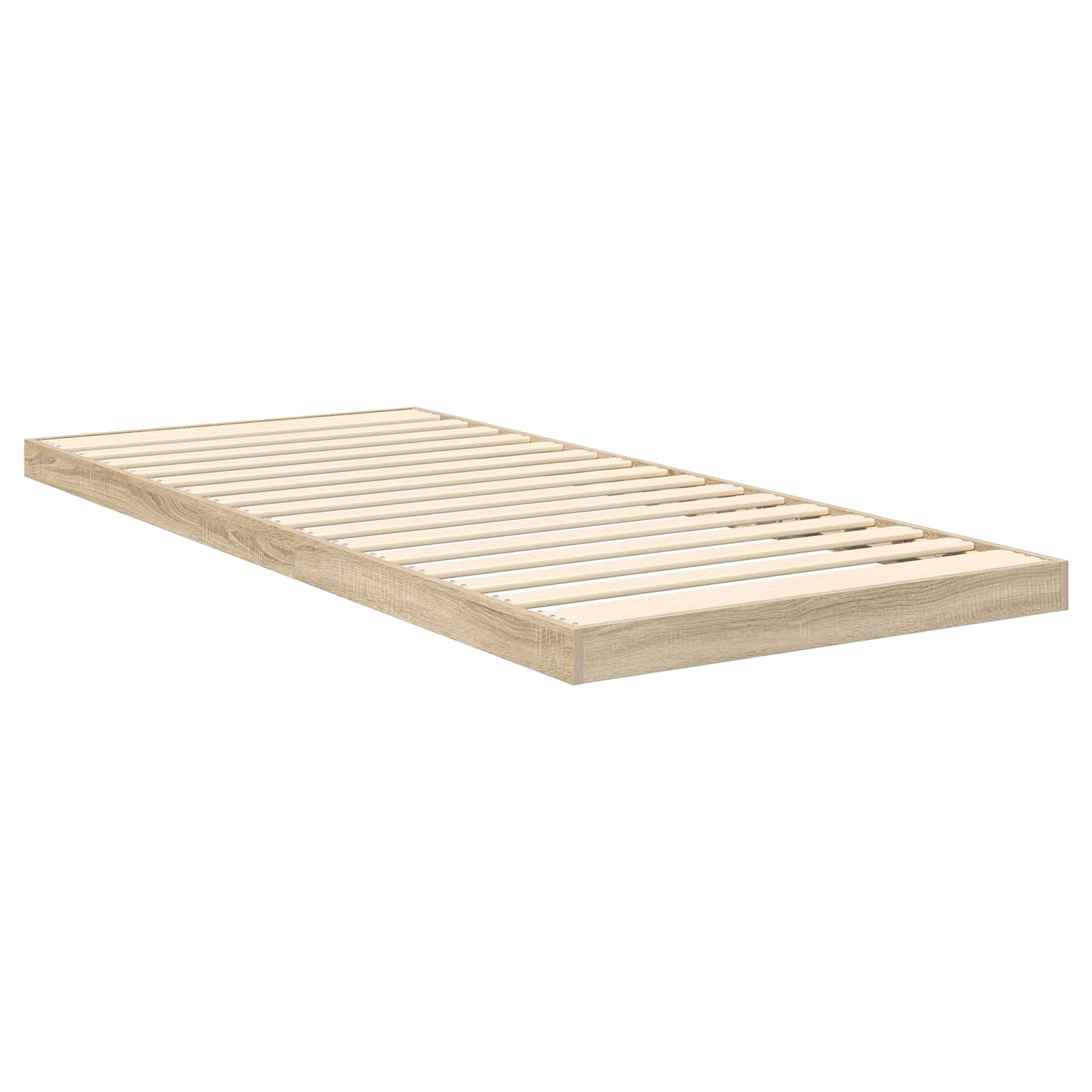 Κρεβάτι δαπέδου Σονόμα 75 x 190 cm Επεξεργασμένο Ξύλο - Pakobazaar