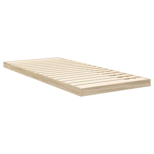 Κρεβάτι δαπέδου Σονόμα 75 x 190 cm Επεξεργασμένο Ξύλο - Pakobazaar