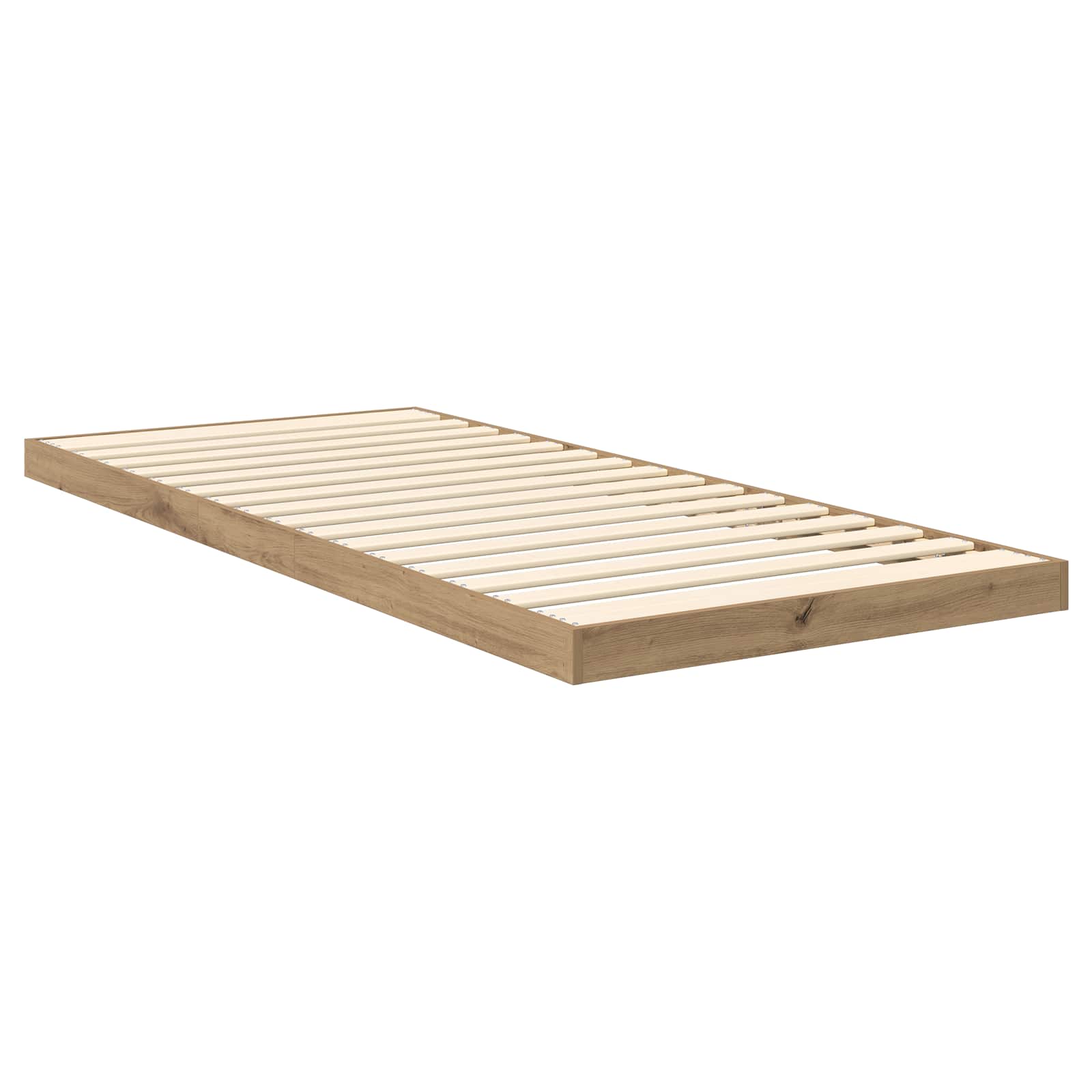 Κρεβάτι δαπέδου Artisan Oak 75 x 190 cm Επεξεργασμένο Ξύλο