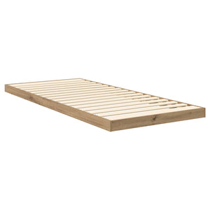 Κρεβάτι δαπέδου Artisan Oak 75 x 190 cm Επεξεργασμένο Ξύλο