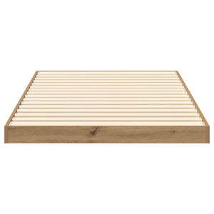 Κρεβάτι δαπέδου Artisan Oak 80 x 200 cm Επεξεργασμένο Ξύλο
