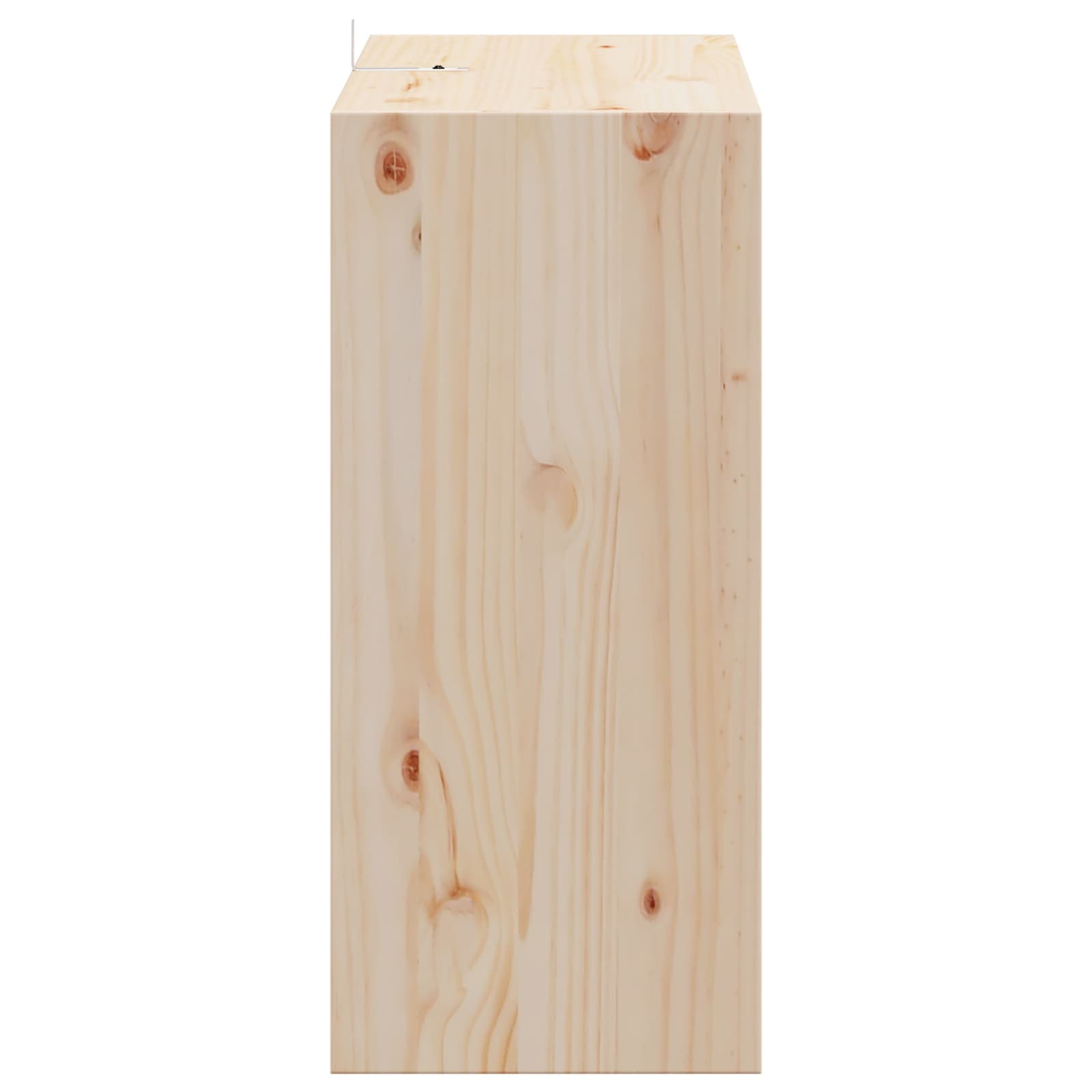 Ράφι Κρασιού 2 pcs Φυσικό 56 x 25 x 56 cm Στερεά ξυλεία πεύκου - Pakobazaar