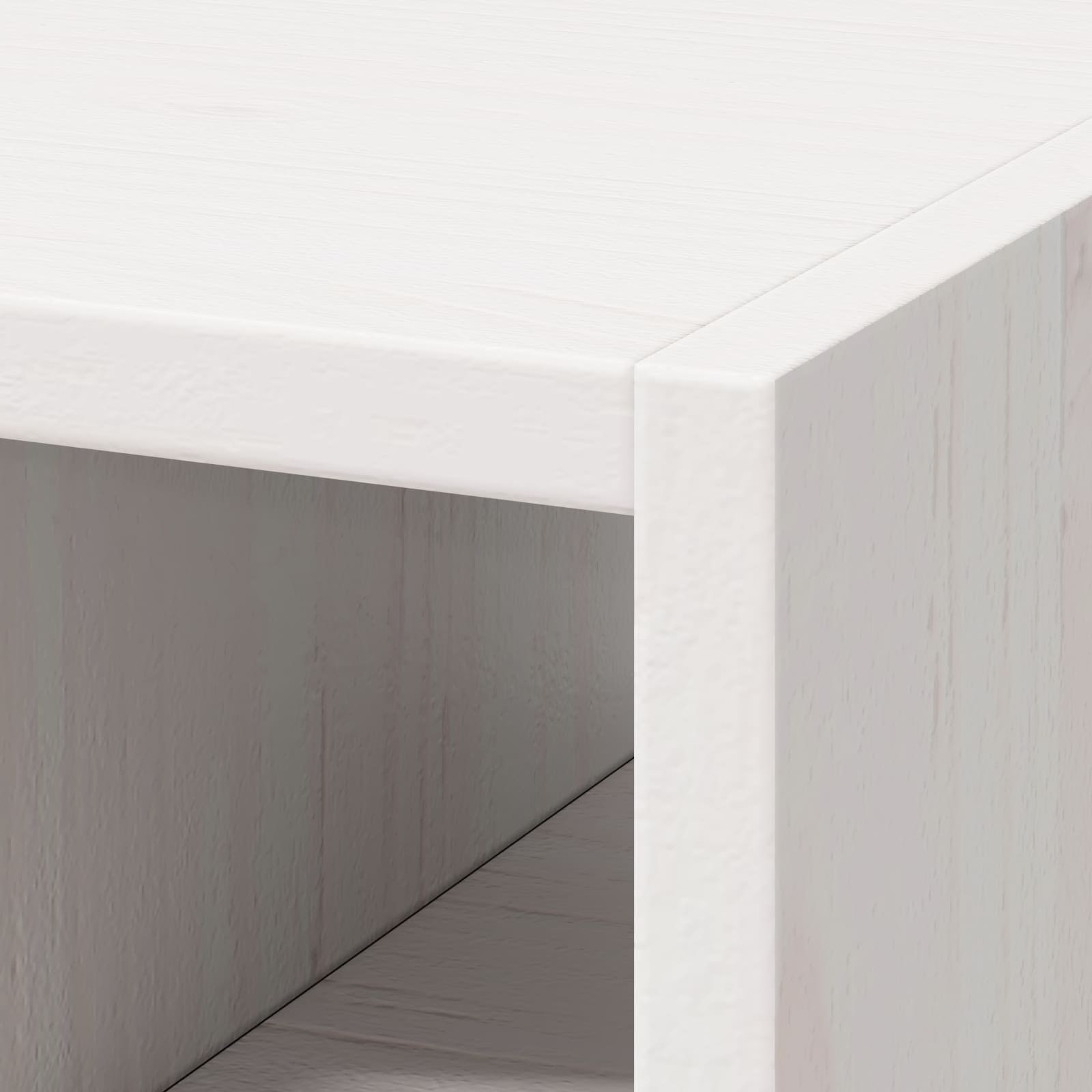 Ράφι Κρασιού 2 pcs Λευκό 56 x 25 x 56 cm Στερεά ξυλεία πεύκου