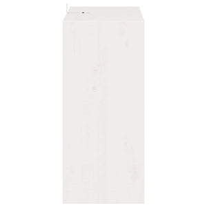 Ράφι Κρασιού 2 τεμ. Λευκό 56 x 25 x 56 cm Στερεά ξυλεία πεύκου