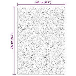 Χαλιά χώρου Ορθογώνιος HUARTE Καφέ 200 x 140 cm Πολυεστέρας - Pakobazaar