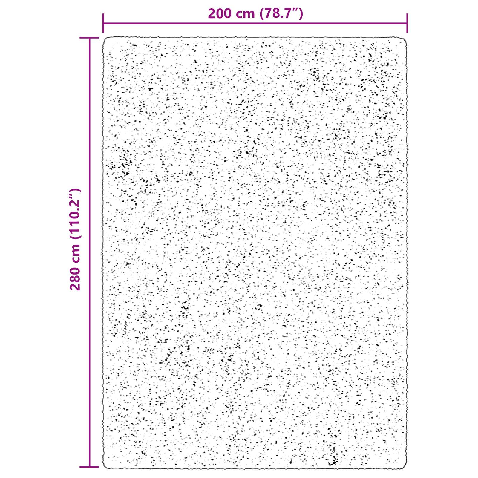 Χαλιά χώρου Ορθογώνιος HUARTE Καφέ 280 x 200 εκ Πολυεστέρας - Pakobazaar