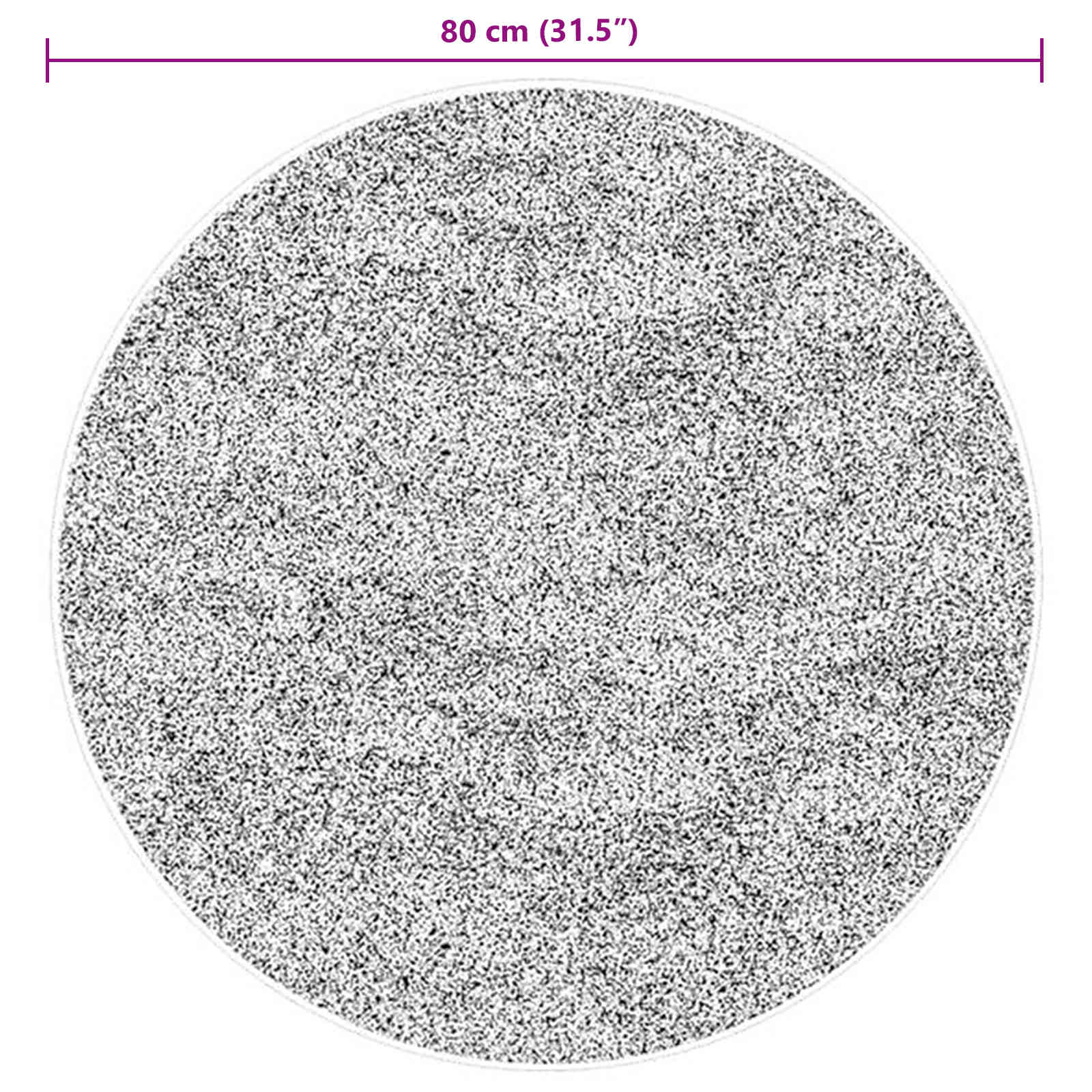 Χαλιά χώρου Γύρος HUARTE Καφέ Ø 80 CM Πολυεστέρας - Pakobazaar