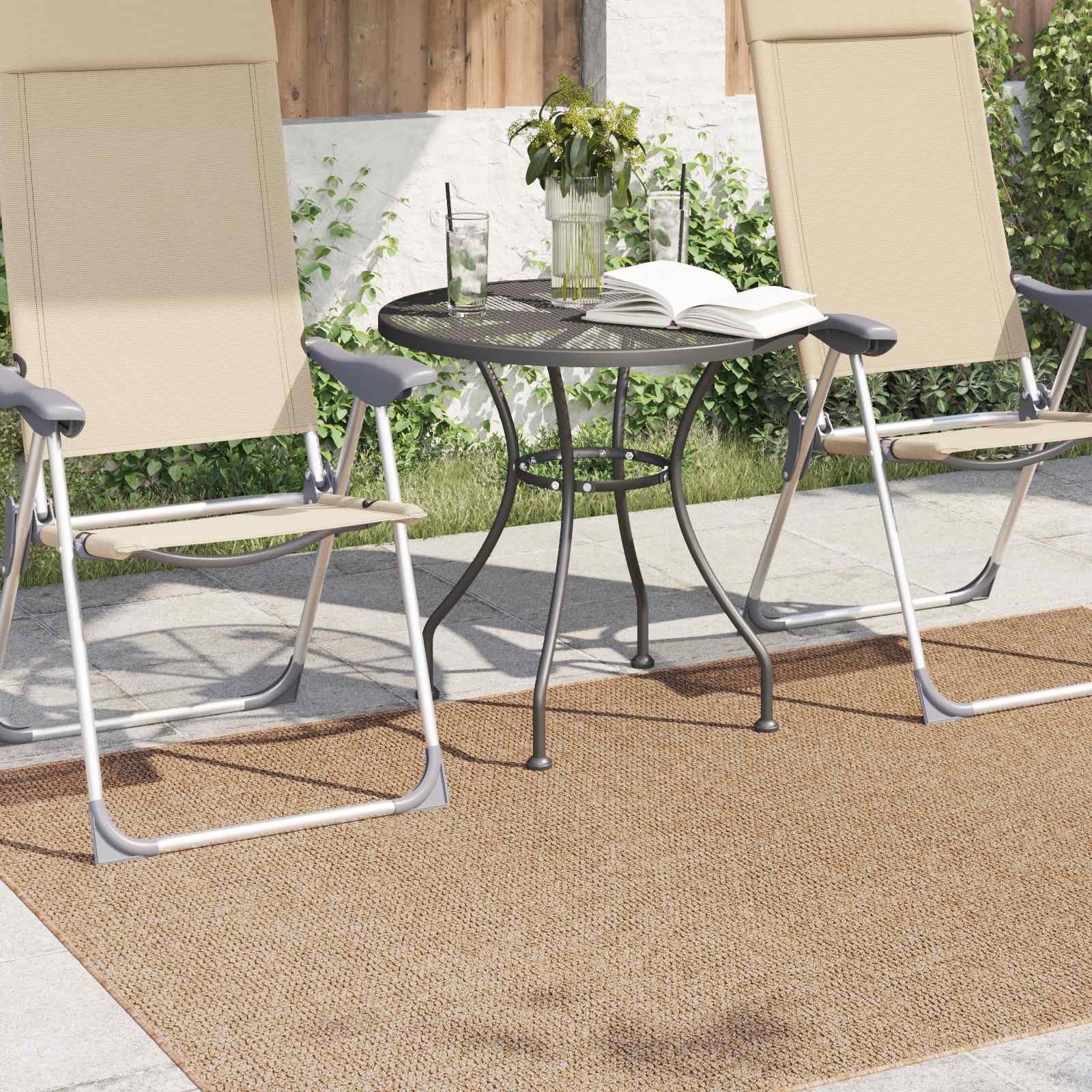 Χαλιά χώρου Ορθογώνιος AGIRA Φυσικό 200 x 140 cm Πολυεστέρας - Pakobazaar