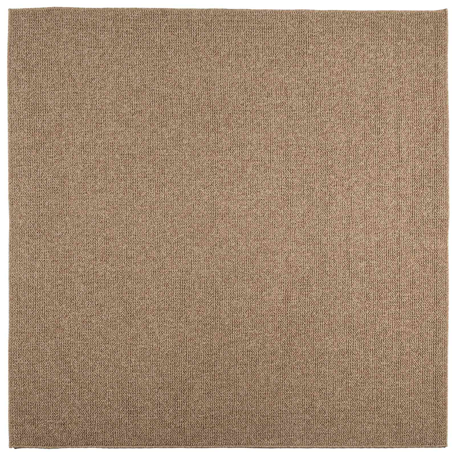 Χαλιά χώρου τετράγωνο AGIRA Φυσικό 240 x 240 cm Πολυεστέρας - Pakobazaar