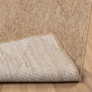 Χαλιά χώρου τετράγωνο AGIRA Φυσικό 240 x 240 cm Πολυεστέρας - Pakobazaar