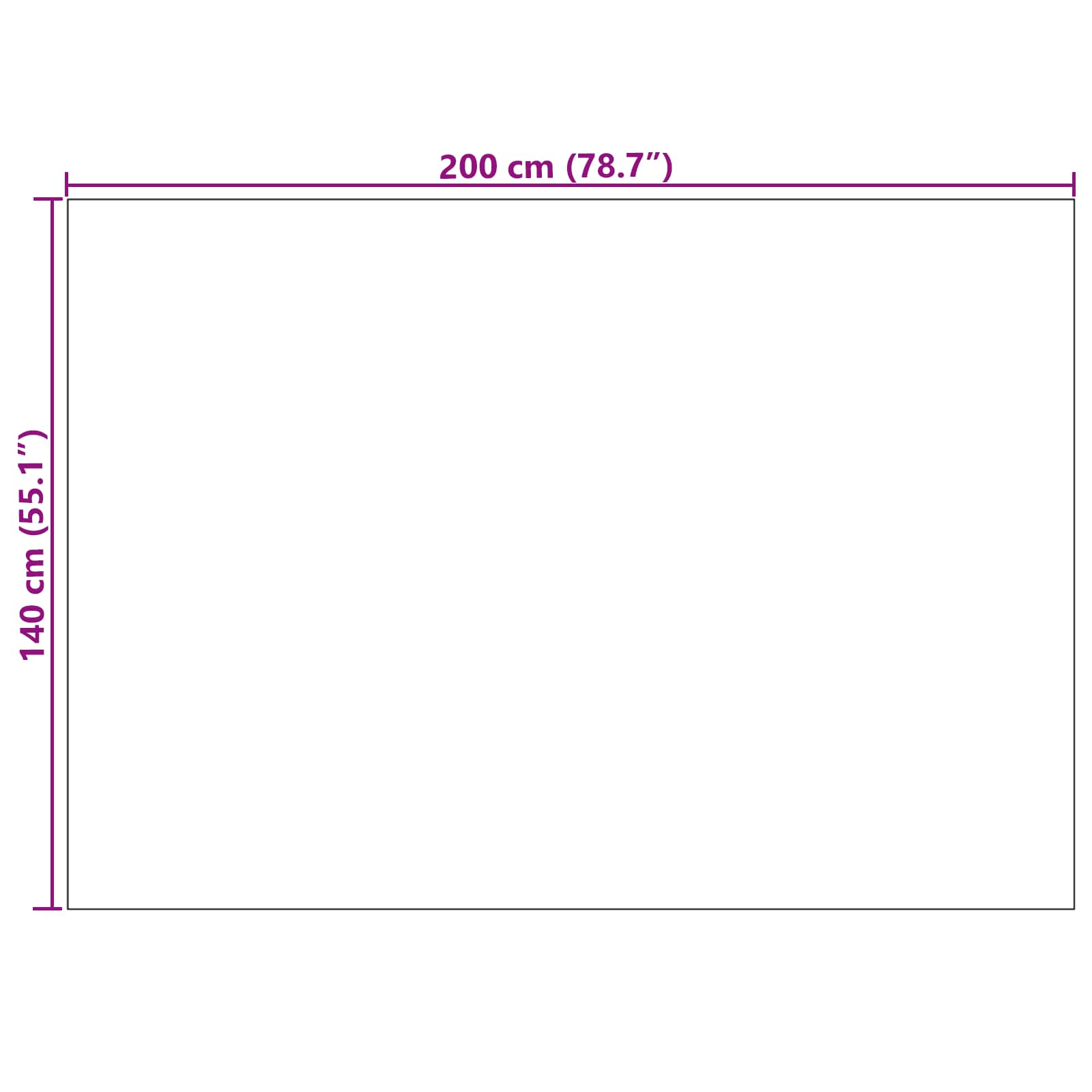 Χαλιά χώρου Ορθογώνιος FARO Κρεμ 200 x 140 cm Πολυεστέρας - Pakobazaar