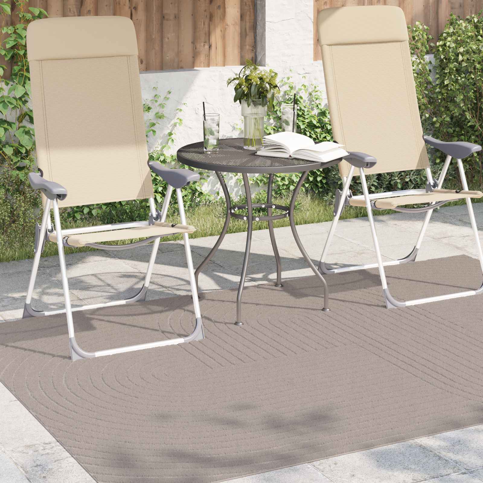 Χαλιά χώρου Ορθογώνιος PALMERAS Μπεζ 200 x 140 cm Πολυεστέρας - Pakobazaar