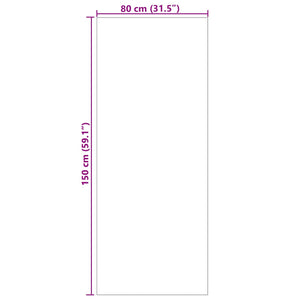 Χαλιά χώρου Ορθογώνιος PALMERAS Πράσινο 150 x 80 cm Πολυεστέρας - Pakobazaar